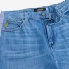 Upcycling wide leg jeans femme bi-couleur - WIDED - KONTAKT