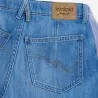 Upcycling wide leg jeans femme bi-couleur - WIDED - KONTAKT