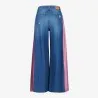 Upcycling wide leg jeans femme bi-couleur -WIDED - KONTAKT