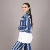 Veste bi-couleurs oversized unisexe en jeans UPCYCLING METHODS - TUNIS FASHION WEEK 2024 - KONTAKT