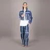 Veste bi-couleurs oversized unisexe en jeans UPCYCLING METHODS - TUNIS FASHION WEEK 2024 - KONTAKT