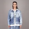 Veste oversized unisexe en jeans Heavy Used Effect - TUNIS FASHION WEEK 2024 - KONTAKT