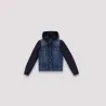 Veste unisexe en jeans avec manches et capuche en molleton - KONTAKT