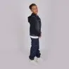 Veste unisexe en jeans avec manches et capuche en molleton - KONTAKT
