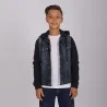 Veste unisexe en jeans avec manches et capuche en molleton - KONTAKT