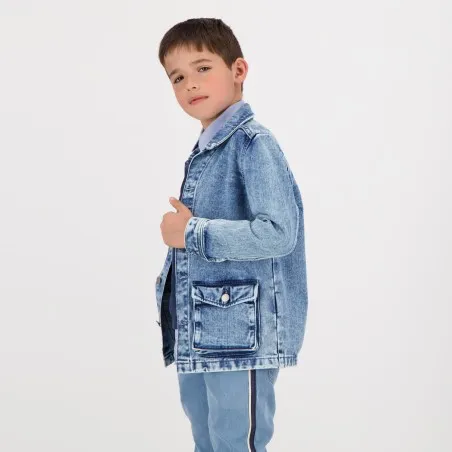 Veste workwear garçon en jeans - KONTAKT