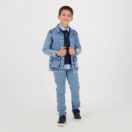 Veste workwear garçon en jeans - KONTAKT