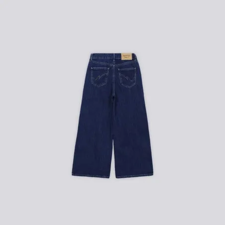Wide leg fille avec boutons pression en jeans - KONTAKT