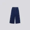 Wide leg fille avec boutons pression en jeans - KONTAKT