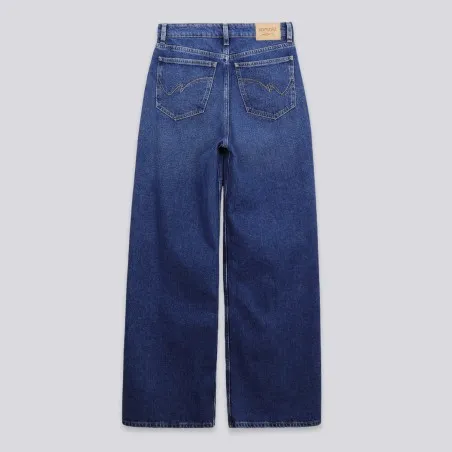 Wide leg jeans femme avec boutons pressions - WIDED - KONTAKT