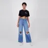 Wide leg jeans femme -WIDED - KONTAKT
