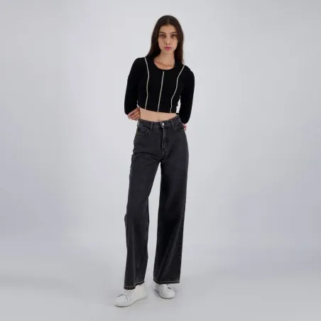Wide leg jeans femme -WIDED - KONTAKT