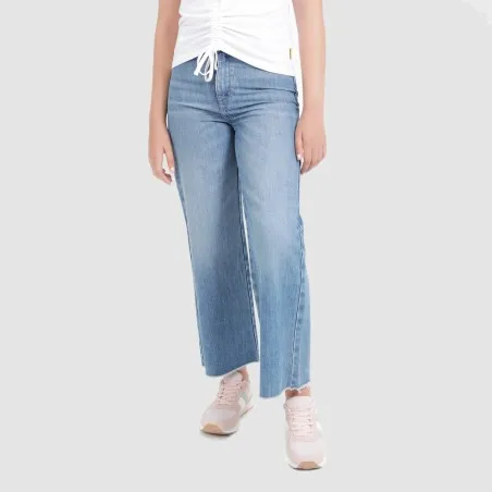 Wide leg jeans fille - KONTAKT