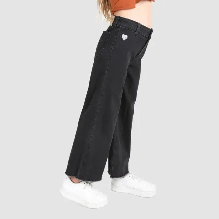 Wide leg jeans fille - KONTAKT