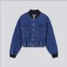 Workwear cropped jacket fille en jeans - KONTAKT