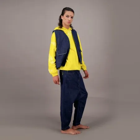 Workwear Farmla unisexe matelassé en jeans Selvedge And Raw Look - TUNIS FASHION WEEK 2024 - KONTAKT