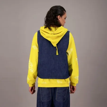 Workwear Farmla unisexe matelassé en jeans Selvedge And Raw Look - TUNIS FASHION WEEK 2024 - KONTAKT