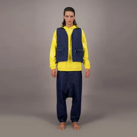 Workwear Farmla unisexe matelassé en jeans Selvedge And Raw Look - TUNIS FASHION WEEK 2024 - KONTAKT