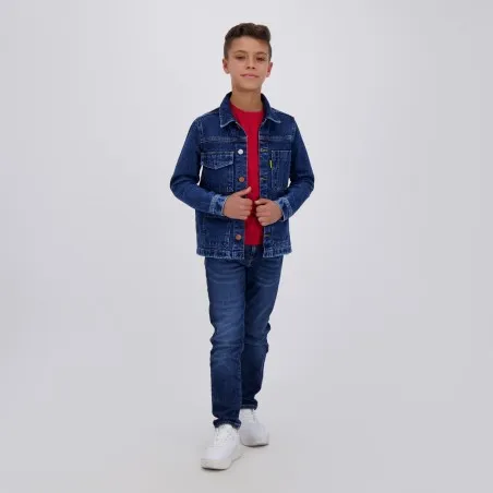 Workwear jacket garçon en jeans - KONTAKT