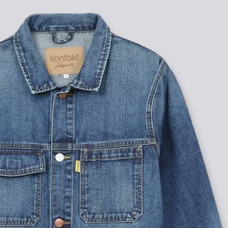 Workwear jacket homme en jeans-WAEL - KONTAKT