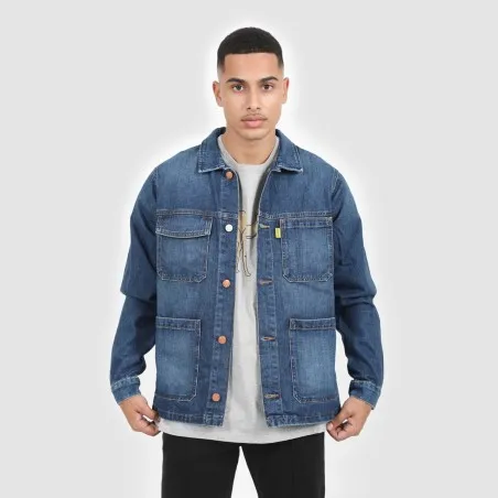 Workwear jacket homme en jeans-WAEL - KONTAKT