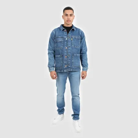 Workwear jacket homme en jeans-WAEL - KONTAKT