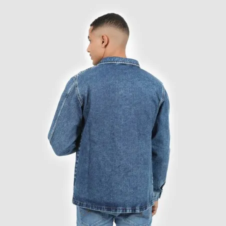 Workwear jacket homme en jeans-WAEL - KONTAKT