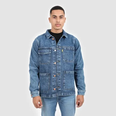 Workwear jacket homme en jeans-WAEL - KONTAKT