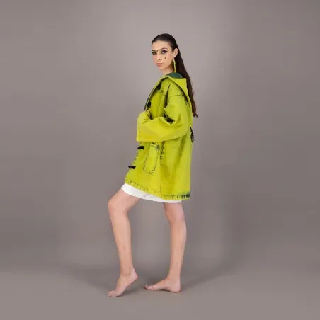 Workwear Kachabya unisexe en jeans Heavy Used Effect - TUNIS FASHION WEEK 2024 - KONTAKT
