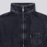Zipped cropped jacket fille avec bas élastique - KONTAKT