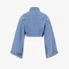 Cropped jacket femme avec manches larges en jeans - KINDA 2.0 - KONTAKT