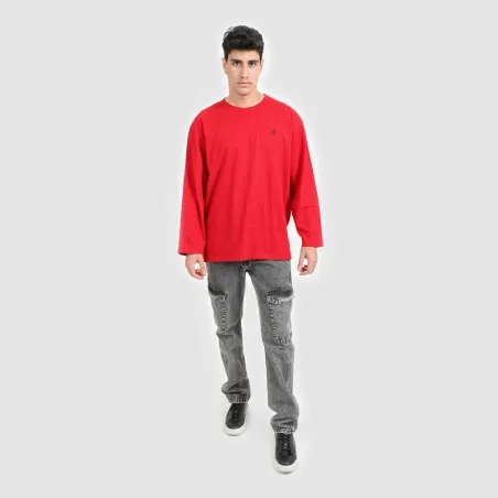 T-shirt oversized homme manches longues ALPHABET BERBERE - KONTAKT