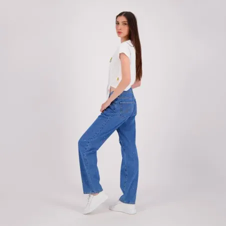 T-shirt sur taille femme manches courtes avec nœud POT DE SMILEY - KONTAKT