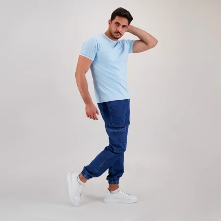Cargo homme en jeans - KAMIL 2.0 - KONTAKT