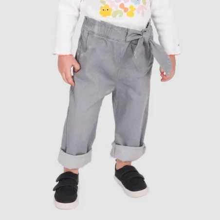 Pantalon bébé fille avec ruban - KONTAKT