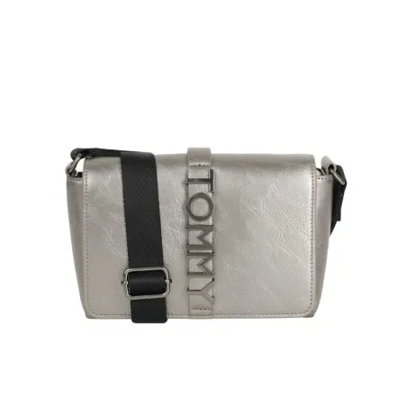 Tommy Jeans – Sac bandoulière à rabat City Bold pour femme Tommy Hilfiger – Argenté - TOMMY HILFIGER