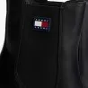 TOMMY JEANS – Bottines à talons hauts en cuir à crampons – Noir - TOMMY JEANS