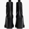 TOMMY JEANS – Bottines à talons hauts en cuir à crampons – Noir - TOMMY JEANS