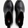 TOMMY JEANS – Bottines à talons hauts en cuir à crampons – Noir - TOMMY JEANS