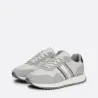 Tommy Jeans – Suede Tonal Runner Trainers – Gris - TOMMY JEANS
