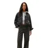 Tommy Jeans – Veste courte en denim à ourlet effiloché – Gris - TOMMY JEANS
