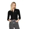Tommy Jeans – Tommy Jeans TJW CARDIGAN ZIPPÉ À POINTE MÉTALLIQUE – Noir - TOMMY JEANS