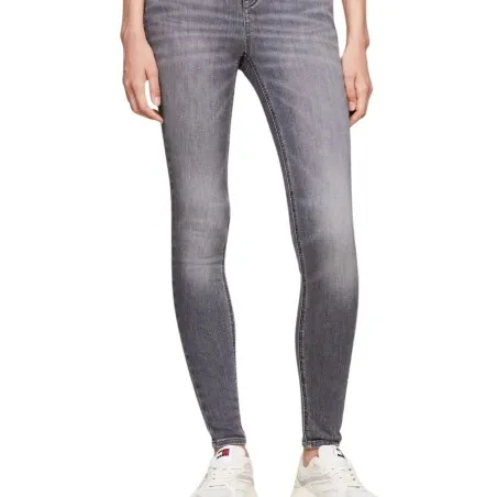 Tommy Jeans – Tommy Hilfiger Nora Skinny mittelhohem Bund denim – Noir - TOMMY JEANS