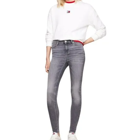 Tommy Jeans – Tommy Hilfiger Nora Skinny mittelhohem Bund denim – Noir - TOMMY JEANS
