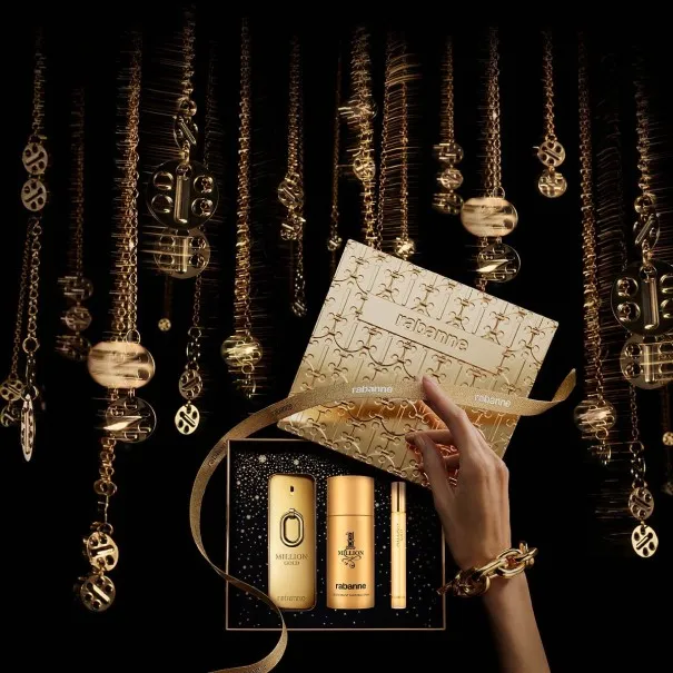 Paco Rabanne  1M Gold Eau De Parfum 100Ml+Deo150Ml+Mn Fd24 - PACO RABANNE
