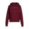 Tommy Jeans – Sweat à capuche linéaire Tjw Reg Bordeaux - TOMMY JEANS