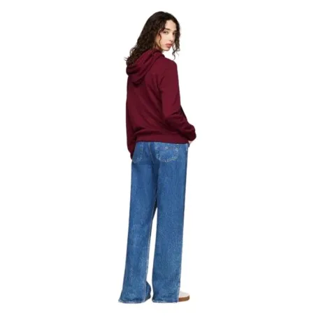 Tommy Jeans – Sweat à capuche linéaire Tjw Reg Bordeaux - TOMMY JEANS
