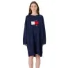 Tommy Jeans – Robe pull décontractée avec laine – Bleu Marine - TOMMY JEANS