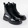 Bottines Femme MAKEBA  GUILIA01 – NOIR GLACÉ - MAKEBA