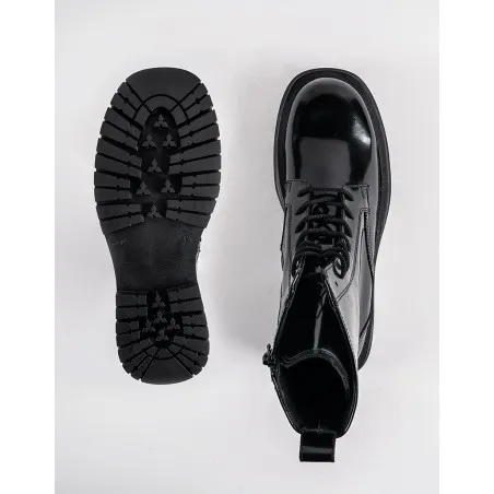 Bottines Femme MAKEBA  GUILIA01 – NOIR GLACÉ - MAKEBA